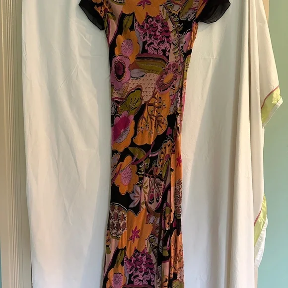 Lola P. Floral Maxi Dress - Picture 6 of 6